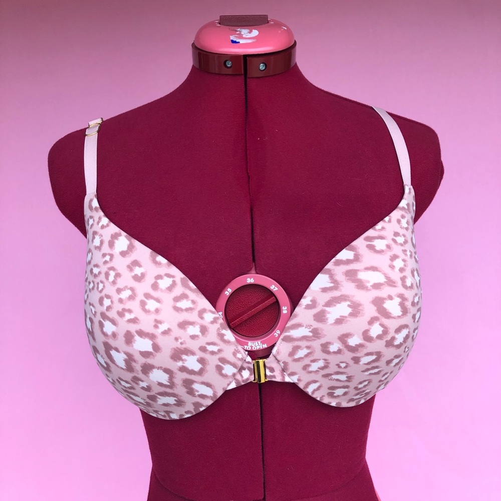 Pink Cheetah Victoria’s Secret Push Up Bra